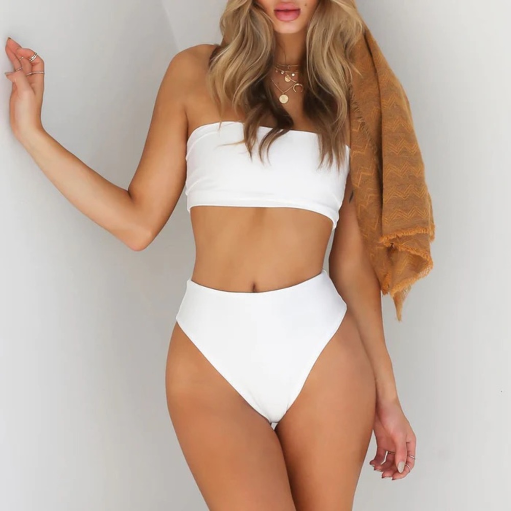 Missguided Bandage Bandeau Bikini Set